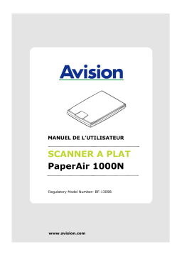 Avision PaperAir 1000N Manuel utilisateur