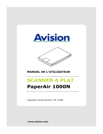 Avision PaperAir 1000N Manuel utilisateur | Fixfr