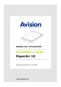 Avision PaperAir 10 Manuel utilisateur