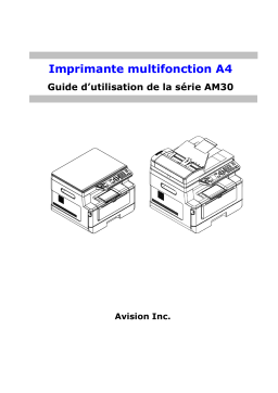 Avision AM30A series Multi-function Peripheral Manuel utilisateur