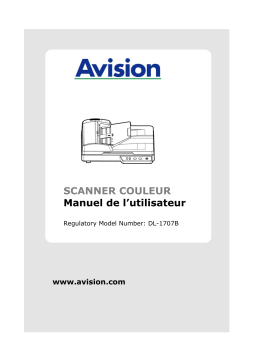 Avision AD120 Document Scanner Manuel utilisateur