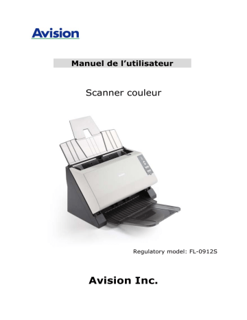 Avision AV186+ Document Scanner Manuel utilisateur | Fixfr