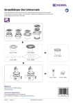 Kessel 016-827 Grundk&ouml;per Universale Manuel utilisateur