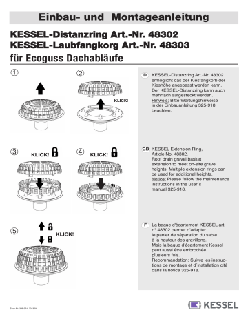 Kessel 325-921 Manuel utilisateur | Fixfr