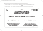 Kessel 363-470 Bohrschablone Schaltgeraete 230V Manuel utilisateur