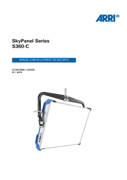 ARRI SkyPanel S360-C Installation manuel