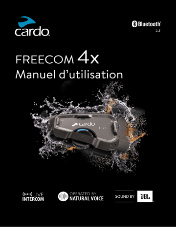 Cardo Systems FREECOM 4x Manuel utilisateur | Fixfr