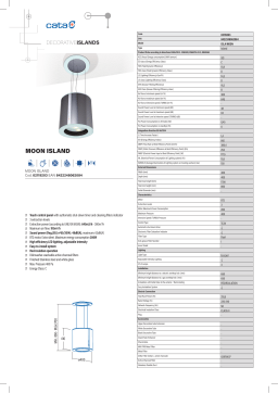 Cata MOON Island Hood Manuel utilisateur