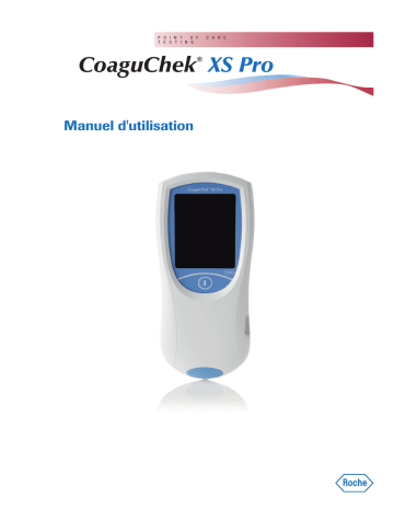 Roche CoaguChek XS Pro Manuel utilisateur | Fixfr