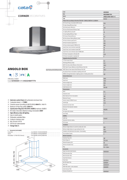 Cata ANGOLO BOX Hood Manuel utilisateur