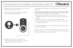 Aluratek AWHAS0103F Wireless Home Automation Switch Kit Guide de démarrage rapide