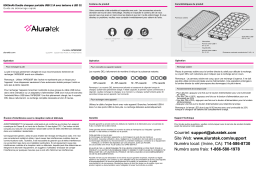 Aluratek APBQ08F 8,000mAh Dual USB 2.1A Power Bank Guide de démarrage rapide