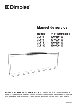 Dimplex X-XLF50 IgniteXL® Built-in Linear Electric Fireplace Manuel utilisateur