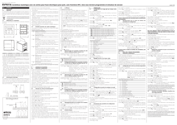 EV9316J9 | Evco EV9316C9 Thermotimer Manuel utilisateur | Fixfr
