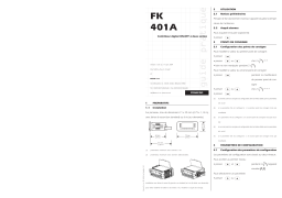 Evco FK401A Fiche technique