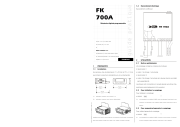 Evco FK700A Fiche technique | Fixfr