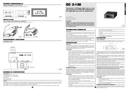 Evco EC3120 Fiche technique