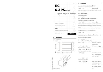 Evco EC6295S001 Fiche technique | Fixfr