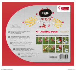 Fiamma Kit Awning Pegs Mode d'emploi