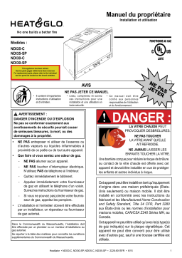 Heatilator NDI30-C & NDI35-C Insert Installation manuel