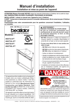 Heatilator Novus nXt Gas Fireplace Installation manuel