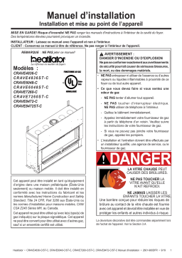 Heatilator Crave Series Gas Fireplace Installation manuel