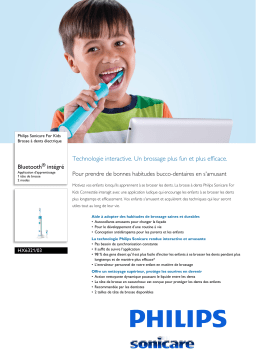 Sonicare HX6321/03 Sonicare For Kids Brosse à dents électrique Manuel utilisateur