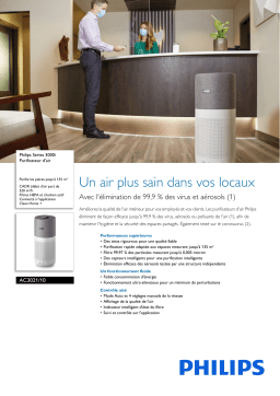 Philips AC3021/10 Series 3000i Purificateur d'air Manuel utilisateur