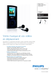 Philips GoGear SA5115 avec IA et t&eacute;l&eacute;chargement PDF