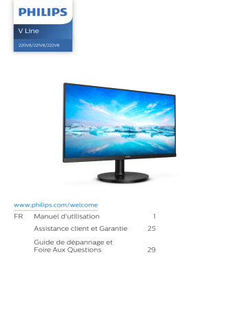 Philips 220V8L5/00 Moniteur LCD Manuel utilisateur | Fixfr