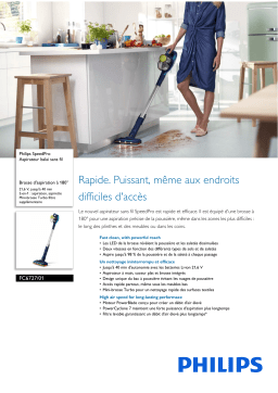 Philips FC6727/01 SpeedPro Aspirateur balai sans fil Manuel utilisateur