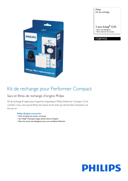 Philips FC8074/02 Kit de rechange Manuel utilisateur