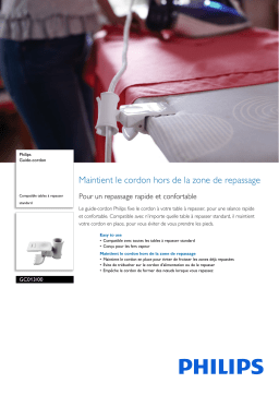 Philips GC013/00 Guide-cordon Manuel utilisateur