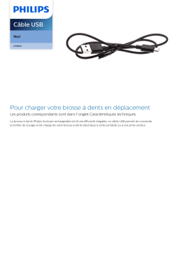 Philips CP1691/01 Câble USB Manuel utilisateur