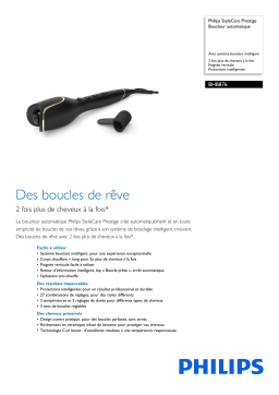 Philips BHB876/00R1 Boucleur automatique Manuel utilisateur