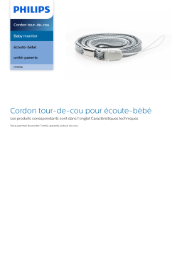 Philips CP0256/01 Baby monitor Cordon tour-de-cou Manuel utilisateur