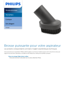 Philips FC6028/01 HomeHero Brosse plumeau Manuel utilisateur