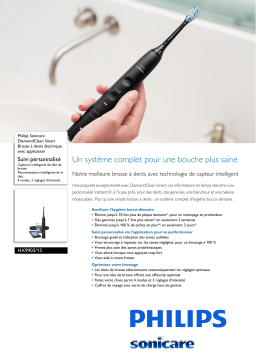 Sonicare HX9903/13 Sonicare DiamondClean Smart Brosse à dents électrique avec application Manuel utilisateur