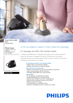 Philips PSG8130/80 PerfectCare 8000 Series Centrale vapeur Manuel utilisateur