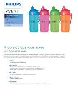 Avent SCF604/11 Avent Tasses pour tout-petits Manuel utilisateur