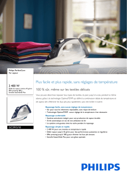 Philips GC3915/10 PerfectCare Fer vapeur Manuel utilisateur