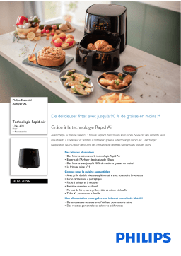 Philips HD9270/96 Essential Airfryer XL Manuel utilisateur