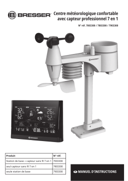 Bresser 7003300 WLAN Comfort Weather Centre Manuel du propriétaire