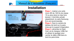 ANKEWAY Double Caméra Embarquée WiFi et GPS Intégrés Manuel utilisateur