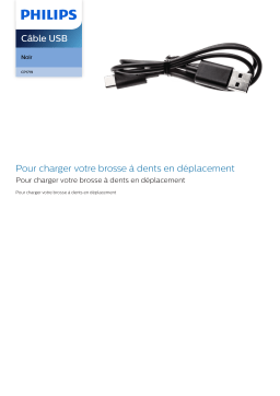 Philips CP1719/01 Câble USB Manuel utilisateur