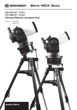 Bresser 4701127 Messier MCX-127 GoTo Telescope EQ/AZ Manuel du propriétaire