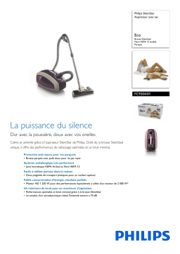 Philips FC9304/01 SilentStar Aspirateur avec sac Manuel utilisateur