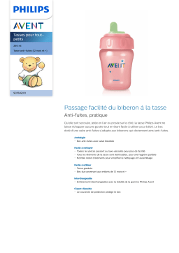 Avent SCF602/01 Avent Tasses pour tout-petits Manuel utilisateur