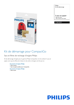 Philips FC8018/01 Kit de démarrage Manuel utilisateur