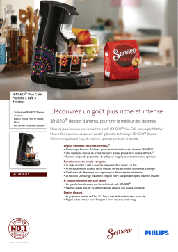 SENSEO® HD7836/21 SENSEO® Viva Café Machine à café à dosettes Manuel utilisateur